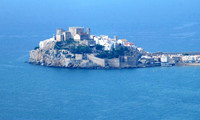 Old Peniscola Castle from the Air