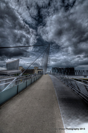 Salford Quays Bridge - Media City