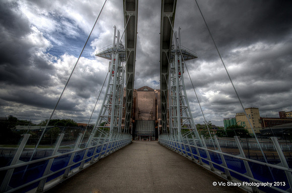 Salford Quays Bridge - Media City