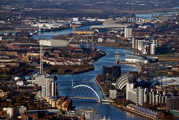 Glasgow from the Air