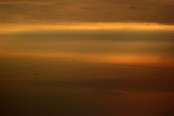 Öresund Bridge from the Air