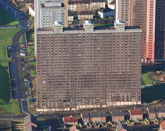 Petershill Highrise - getting ready for demolition