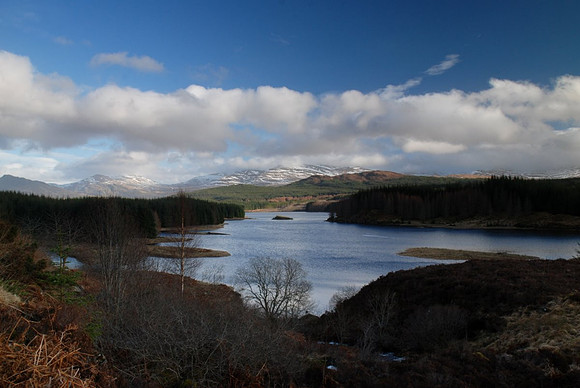 Loch Laggan in the Scottish Highlands