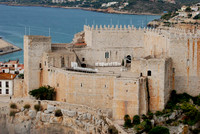 Peniscola Castle from the Air