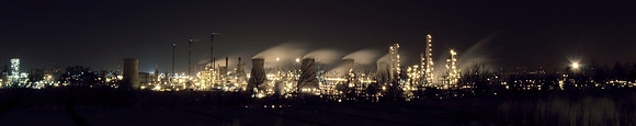 Grangemouth refinery at Night