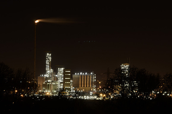 Grangemouth refinery at Night