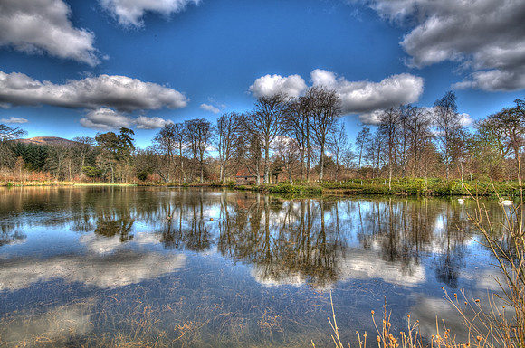 High Pond at Penicuik House