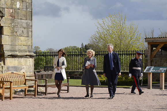 Duchess of Rothesay opening Rosslyn Chapel Visitors Centre