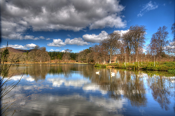 High Pond at Penicuik House
