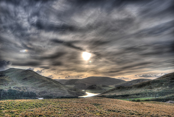 Pentlands from Castlelaw