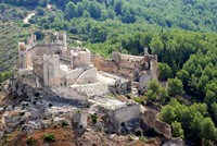 Castell de Xivert from the air