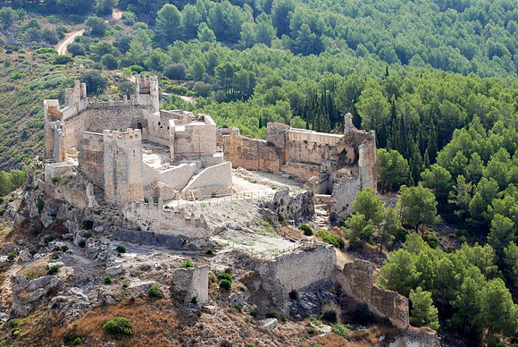 Castell de Xivert from the air