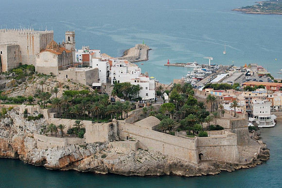 Old Peniscola & Castle from the Air