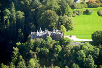 Craighall Castle from the Air