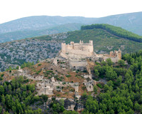 Castell de Xivert from the air