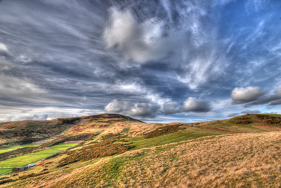 Pentlands from Castlelaw